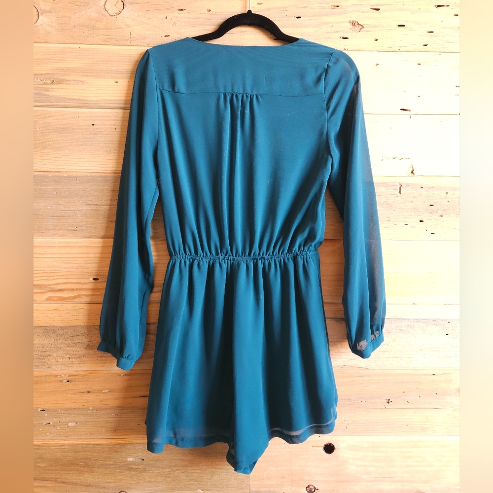 Express teal romper - xs - Picture 2 of 2